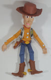 Thinkway Toys Disney Pixar Toy Story Woody Cowboy Character Pull String and Button Press Action Figure with Over 20 Sayings - Working