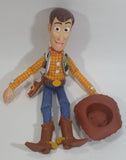 Thinkway Toys Disney Pixar Toy Story Woody Cowboy Character Pull String and Button Press Action Figure with Over 20 Sayings - Working