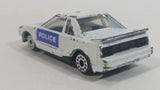 1980s Zee Zylmex Toyota MR2 White and Blue Police Car No. D81 Emergency Die Cast Toy Vehicle