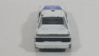 1980s Zee Zylmex Toyota MR2 White and Blue Police Car No. D81 Emergency Die Cast Toy Vehicle