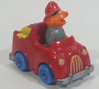 1981 Hasbro The Muppets Sesame Street Ernie Fireman Red Fire Truck Die Cast Toy Car Emergency Vehicle