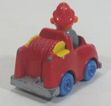 1981 Hasbro The Muppets Sesame Street Ernie Fireman Red Fire Truck Die Cast Toy Car Emergency Vehicle