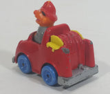 1981 Hasbro The Muppets Sesame Street Ernie Fireman Red Fire Truck Die Cast Toy Car Emergency Vehicle