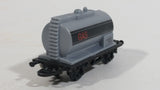 1990s Soma Train Gas Fuel Tanker Car 402107 - 10140 Grey Black Plastic Toy Railroad Vehicle