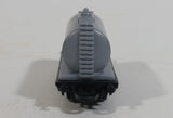 1990s Soma Train Gas Fuel Tanker Car 402107 - 10140 Grey Black Plastic Toy Railroad Vehicle