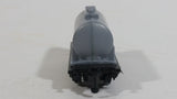 1990s Soma Train Gas Fuel Tanker Car 402107 - 10140 Grey Black Plastic Toy Railroad Vehicle