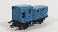 1990s Soma Train Car 68279 PN Blue Plastic Toy Railroad Vehicle