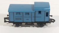 1990s Soma Train Car 68279 PN Blue Plastic Toy Railroad Vehicle