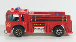 1996 Hot Wheels Fire Eater Red Fire Truck Die Cast Toy Car Vehicle - 7SP - Blue Lights