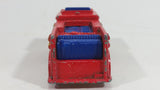 1996 Hot Wheels Fire Eater Red Fire Truck Die Cast Toy Car Vehicle - 7SP - Blue Lights