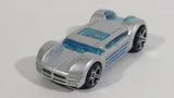 2005 Hot Wheels First Editions - Drop Tops Dodge Super 8 Hemi Metalflake Silver Die Cast Toy Car Vehicle