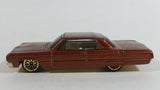 2005 Hot Wheels Pin Hedz '64 Impala Metalflake Brown Die Cast Toy Classic Car Vehicle