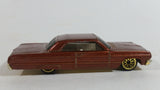 2005 Hot Wheels Pin Hedz '64 Impala Metalflake Brown Die Cast Toy Classic Car Vehicle