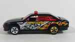 2004 Hot Wheels Smashville Police Cruiser Black Die Cast Toy Emergency Response Cop Vehicle