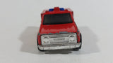 1978 Hot Wheels Emergency Squad Rescue Ranger Red Fire Truck Die Cast Toy Car Vehicle - BW - Blue Lights - Hong Kong