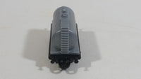 1990s Soma Train Gas Fuel Tanker Car 402107 - 10140 Grey Black Plastic Toy Railroad Vehicle