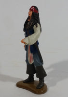 DecoPac Disney Pirates of the Caribbean Movie Film Series Character Jack Sparrow Johnny Depp 3 3/4" Tall Figure Cake Topper