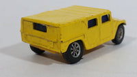 Maisto Commando Hum-V Yellow Die Cast Toy Car Vehicle