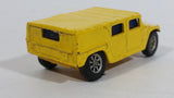 Maisto Commando Hum-V Yellow Die Cast Toy Car Vehicle