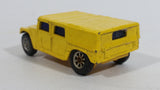 Maisto Commando Hum-V Yellow Die Cast Toy Car Vehicle