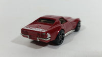 2006 Hot Wheels First Editions '69 Corvette Stingray Dark Red Die Cast Toy Muscle Car Vehicle