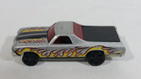 2009 Hot Wheels Heat Fleet 68 El Camino Metalflake Silver Die Cast Toy Muscle Car Vehicle