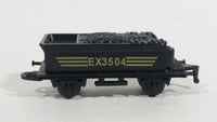 1990s Soma Train Coal Hauler Car EX3504 Black Plastic Toy Railroad Vehicle