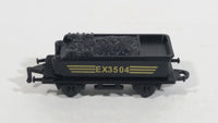 1990s Soma Train Coal Hauler Car EX3504 Black Plastic Toy Railroad Vehicle