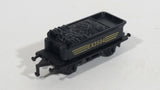 1990s Soma Train Coal Hauler Car EX3504 Black Plastic Toy Railroad Vehicle