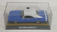 Rare Pioneer 1968 Dodge Charger R/T Blue and White 1/32 Scale Slot Car Vehicle