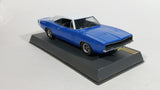 Rare Pioneer 1968 Dodge Charger R/T Blue and White 1/32 Scale Slot Car Vehicle