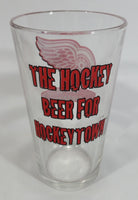 Detroit Red Wings NHL Ice Hockey Team 1942-43 Champions 'The Hockey Beer For Hockeytown' 12 oz. Drinking Glass Cup Sports Collectible