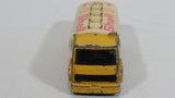Vintage Majorette Ford Shell Gas Stations Oil Fuel Tanker Truck Yellow Die Cast Toy Car Vehicle Petrol Collectible No. 241 - 245