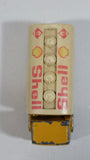 Vintage Majorette Ford Shell Gas Stations Oil Fuel Tanker Truck Yellow Die Cast Toy Car Vehicle Petrol Collectible No. 241 - 245