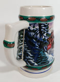 1993 Budweiser Holiday Stein Collection Special Delivery Ceramic Beer Stein By Artist Nora Koerber - Handcrafted in Brazil by Ceramarte