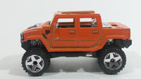 2012 Hot Wheels Performance Hummer H2 Orange Die Cast Toy Car Vehicle