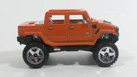 2012 Hot Wheels Performance Hummer H2 Orange Die Cast Toy Car Vehicle