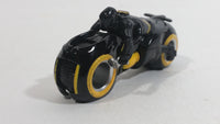 2010 Disney SML Tron Legacy Clu's Light Cycle Motorcycle Black Die Cast Toy Vehicle