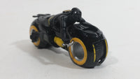 2010 Disney SML Tron Legacy Clu's Light Cycle Motorcycle Black Die Cast Toy Vehicle