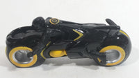 2010 Disney SML Tron Legacy Clu's Light Cycle Motorcycle Black Die Cast Toy Vehicle