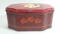 Oh Henry! OH OH OH Santa Claus Christmas Holiday Red Tin Container Collectible