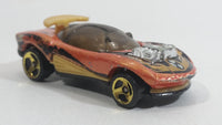 1999 Hot Wheels Alien Attack Flashfire Orange Die Cast Toy Car Vehicle