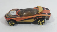 1999 Hot Wheels Alien Attack Flashfire Orange Die Cast Toy Car Vehicle