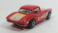 1986-87 Matchbox 1962 Corvette Red Die Cast Toy Classic Car Vehicle