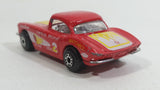 1986-87 Matchbox 1962 Corvette Red Die Cast Toy Classic Car Vehicle