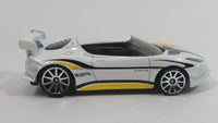 2014 Hot Wheels Showroom All Stars Lotus Evora GT4 White Die Cast Toy Dream Car Vehicle