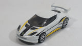 2014 Hot Wheels Showroom All Stars Lotus Evora GT4 White Die Cast Toy Dream Car Vehicle