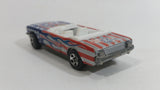 2004 Hot Wheels Star Spangled 2 '65 Mustang Convertible Stars and Stripes USA Red White and Blue Die Cast Toy Car Vehicle with Opening Hood