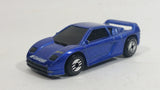 1993 Hot Wheels Zender Fact 4 Blue Die Cast Toy Car Vehicle