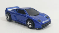 1993 Hot Wheels Zender Fact 4 Blue Die Cast Toy Car Vehicle